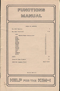 FUNCTIONS MANUAL